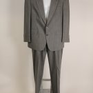 Brand New Gray 100% Wool Suit Size 44R 39 Waist