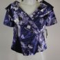 New - Alex Evenings Petite Dress Top - Purple & SilverÂ