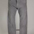 Levi's Slim Straight 514 Gray Grey Corduroy Size 30/32 Pants