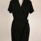 New Calvin Klein Black Short Sleeve Wear To Work Dress Size 10