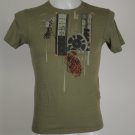 NWOT Heavy Rotation Green Graphic T-Shirt 100% Cotton Size S