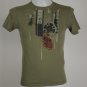 NWOT Heavy Rotation Green Graphic T-Shirt 100% Cotton Size S