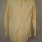 Club Room Yellow 80's PinPoint Dress Shirt LargeÂ 