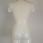 NWOT BCBG Maxazria Off White XS Short Sleeve Wrap Shrug Super Cute