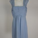 New BCBG Maxazria Light Powder Blue 100% Silk Cocktail Dress Size 12