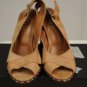 New W/ Box Barneys NY CO OP Leather Sandal Heels Size  37 1/2 Euro