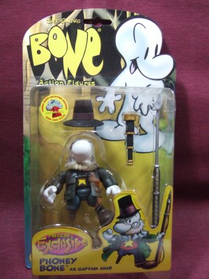 PHONEY BONE as CAPTAIN AHAB action figure 1996 resaurus BRAND NEW