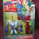 EARTHWORM JIM RED version action figure 1994 playmates BRAND NEW