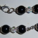 Beaded bracelet in black