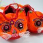 100% handmade Chinese tiger head and shap infant and baby shoes