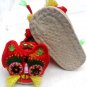 Chinese Traditional Toddler Hand Made Embroidery Tiger Shoes