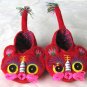 Handmade Tiger Head Baby Cotton Booties for Birthday of One full Age