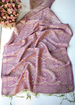 Sunflower rhyme silk violet  scarf