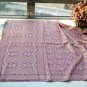 Sunflower rhyme silk violet  scarf