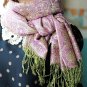 Sunflower rhyme silk violet  scarf