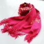 Cashmere tree and flower rose cashmere scarf
