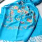 Cashmere tree and flower Chinese cymbidium scarf