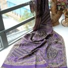 sakura monogatari purple cotton scarf