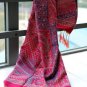 sakura monogatari carmine rose cotton scarf