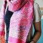 sakura monogatari carmine rose cotton scarf