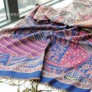 sakura monogatari purplish rose cotton scarf