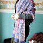 sakura monogatari purplish rose cotton scarf