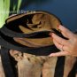 Miao nation round point pattern small hand bag