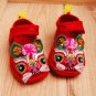 Baby infant Hand Made Embroidery Tiger Shoes