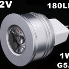 Energy G5.3 1W 12V Warm White LED Light Lamp Bulb  5pcs/lot  Free Shipping
