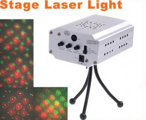 Mini Multicolor Moving Party Stage Laser Light Projector  5pcs/lot  Free Shipping