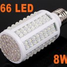 220V 8W E27 166 LED Light Energy Saving Bulb Corn Light  Free Shipping