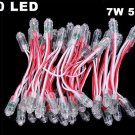 7W 5V LED Red Light Wire Harness for Decoration Advertisement  30pcs/lot  Free Shipping