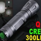 CREE LED 3-Modes 300LM Focusable Waterproof  LED Flashlight /LED Torch  Free shipping  Wholesale