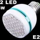 42 LED White Light E27 Screw Head Bulb 3W Energy Saving Lamp  10pcs/lot  Free Shipping