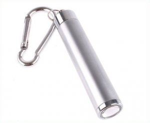 Convex Mirror LED Flashlight Torch  5pcs/lot  Free Shipping