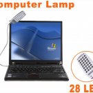 20pcs/lot  Free Shipping  Bright Flexible Mini 28 LED USB Light Computer Lamp