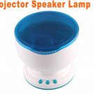 Amazing Daren Waves Night Light Projector Speaker Lamp  5pcs/lot   Free Shipping