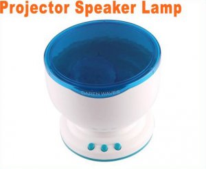 Amazing Daren Waves Night Light Projector Speaker Lamp  5pcs/lot   Free Shipping