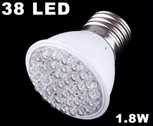 200-240V 50Hz 1.8W E27 38 LED Bulb Light  Free Shipping  Retail