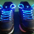 Blue LED Light Up Shoes shoelaces Luminous shoestring 5sets/lot Free Shipping