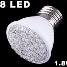 200-240V 50Hz 1.8W E27 38 LED Bulb Light  30pcs/lot  Free Shipping