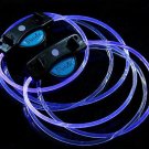 LED Light Up Shoelaces Flash Shoestrings Blue  5sets/lot  Free Shipping