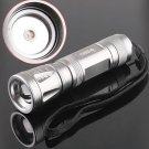 CREE LED 3-Modes 300LM Focusable Waterproof LED Flashlight/LED Torch  5pcs/lot  Free shipping