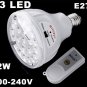 23 LED Rechargeable 2W Emergency Light Lamp with Remote Control  LED Lights  10pcs/lot