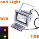 10W Waterproof Landscape Lamp RGB LED Flood Light  LED Flood Lamp  Free Shipping