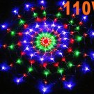 Colorful RGB LED Net Light Christmas Party Wedding Light  Free shipping 25pcs/lot