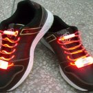 LED Light Up Shoelaces Flash Shoestrings Red  5sets/lot  Free Shipping