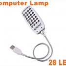 10pcs Bright Flexible Mini 28 LED USB Light Computer Lamp  Free Shipping