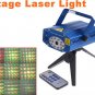 Multicolor Moving Party Stage Laser Light Projector with Remote  Free Shipping