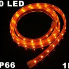Yellow IP66 Waterproof SMD 3528 60 LED Strip Light Strip  Free Shipping
